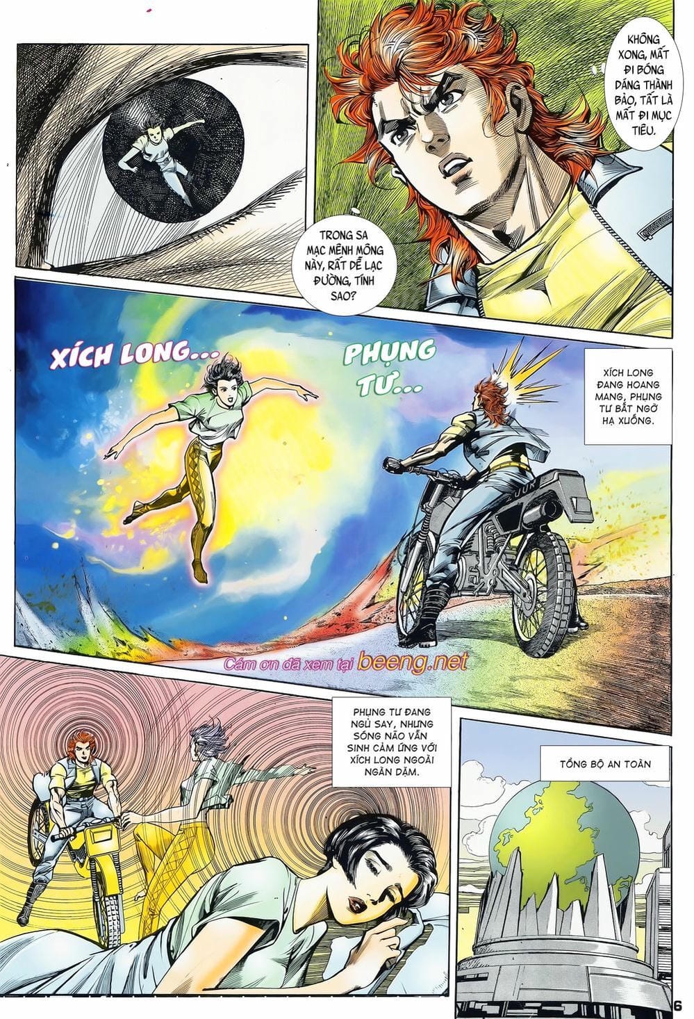 Truyện Tranh Long Hổ 5 Thế trang 8