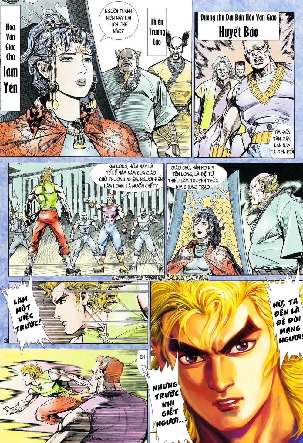 Truyện Tranh Long Hổ 5 Thế trang 8