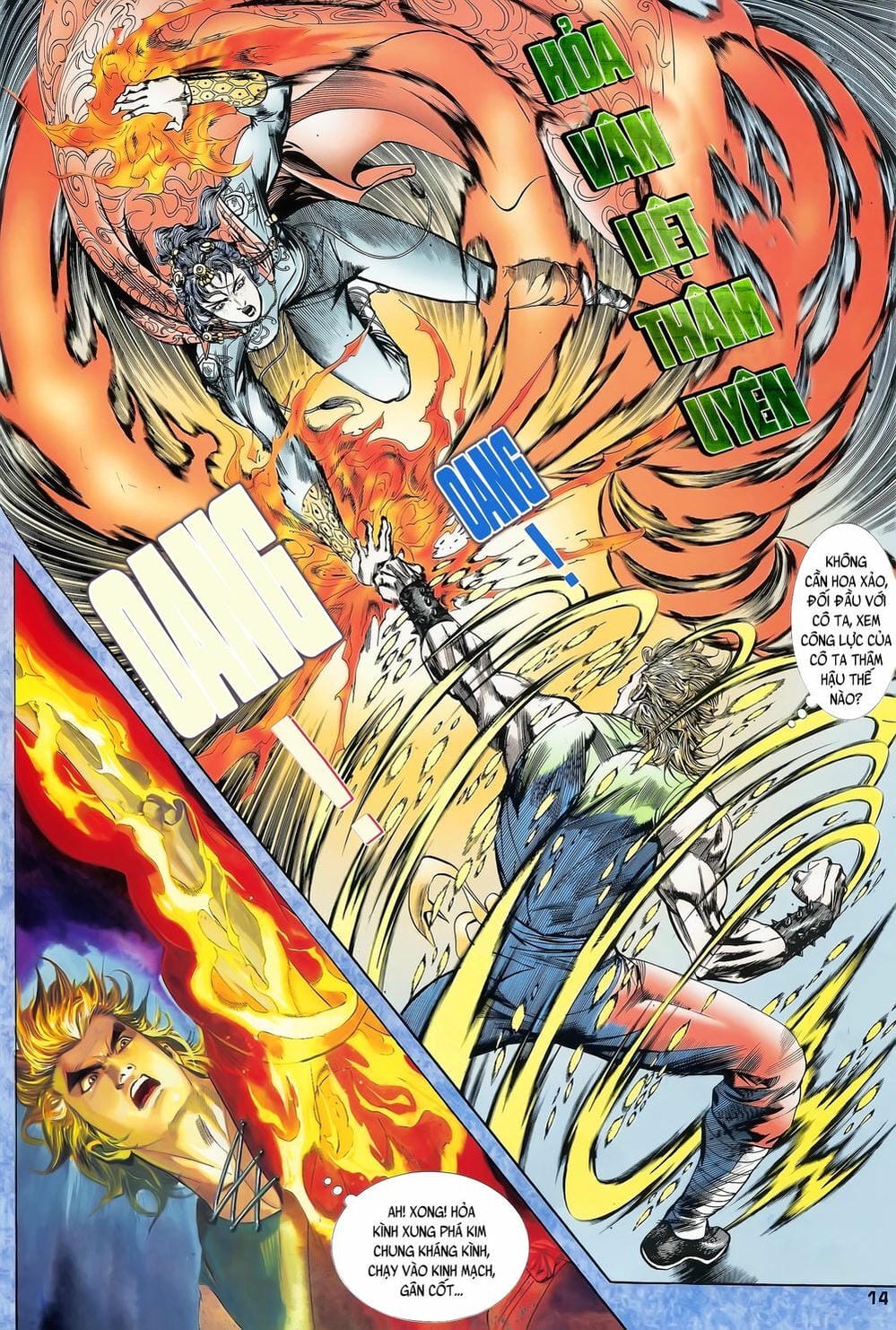 Truyện Tranh Long Hổ 5 Thế trang 8