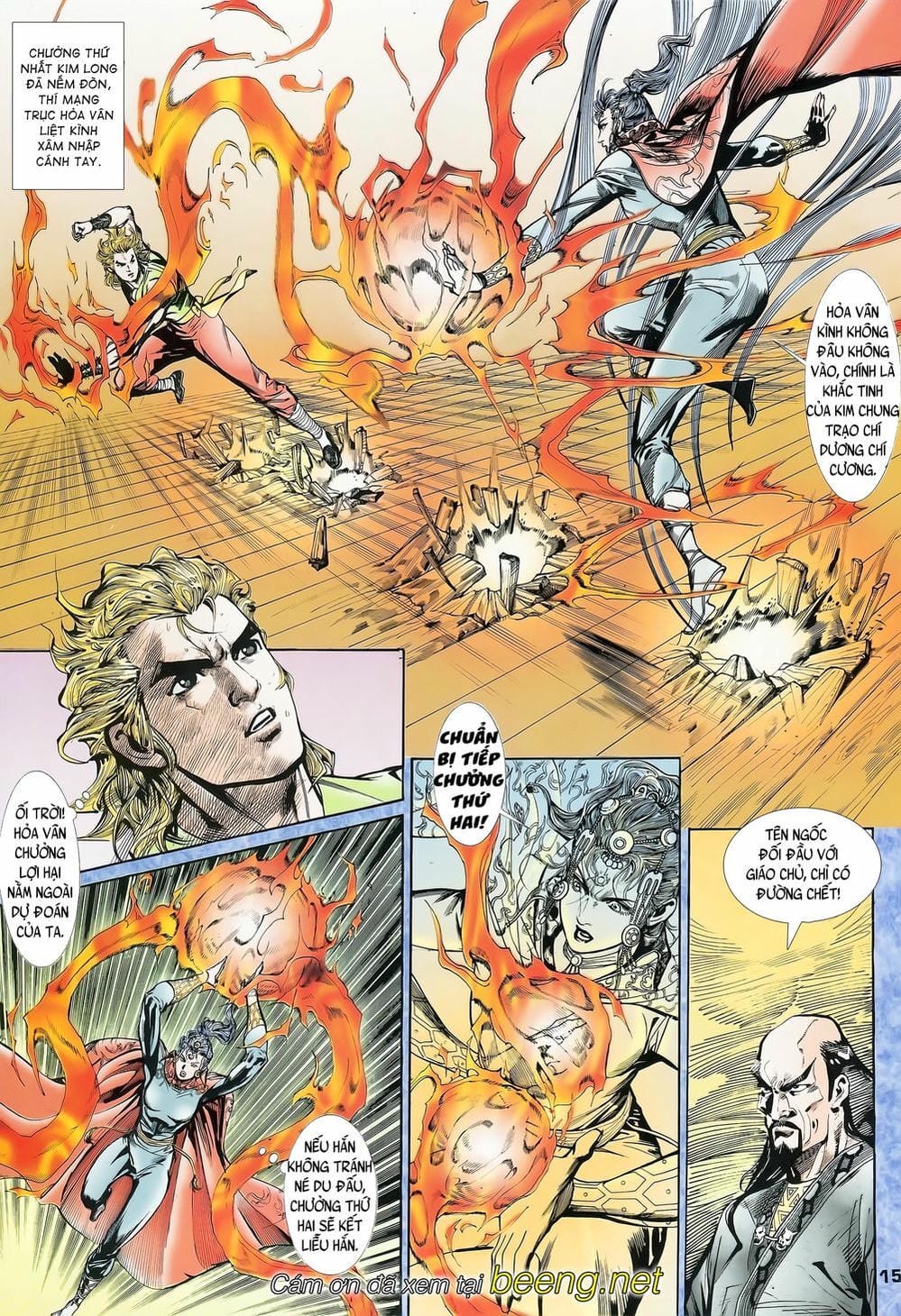 Truyện Tranh Long Hổ 5 Thế trang 8