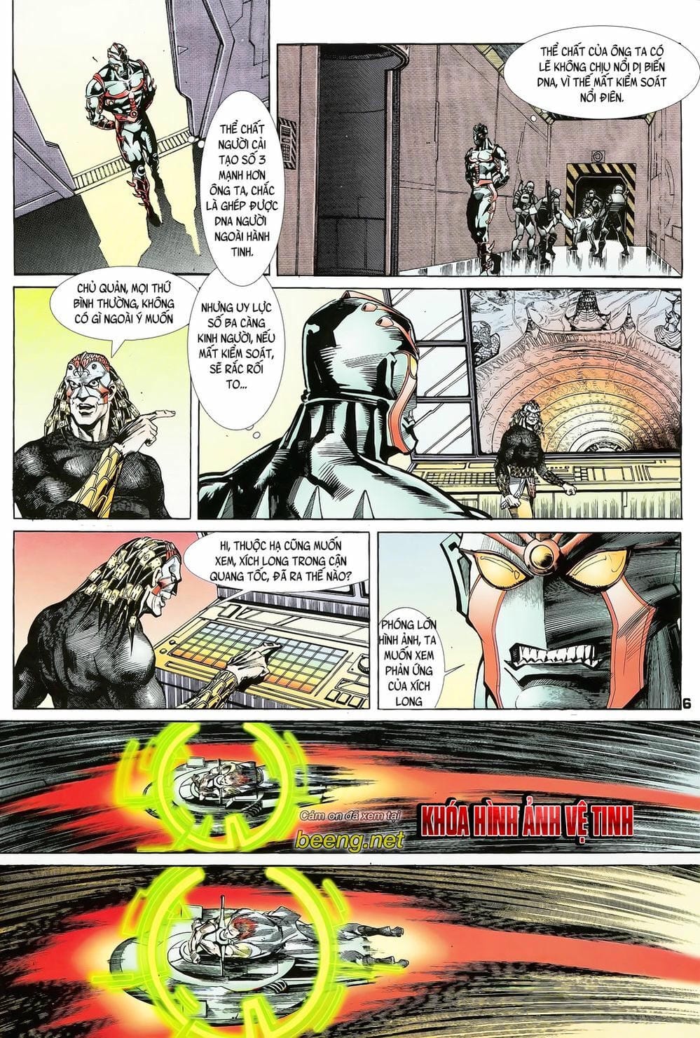 Truyện Tranh Long Hổ 5 Thế trang 8