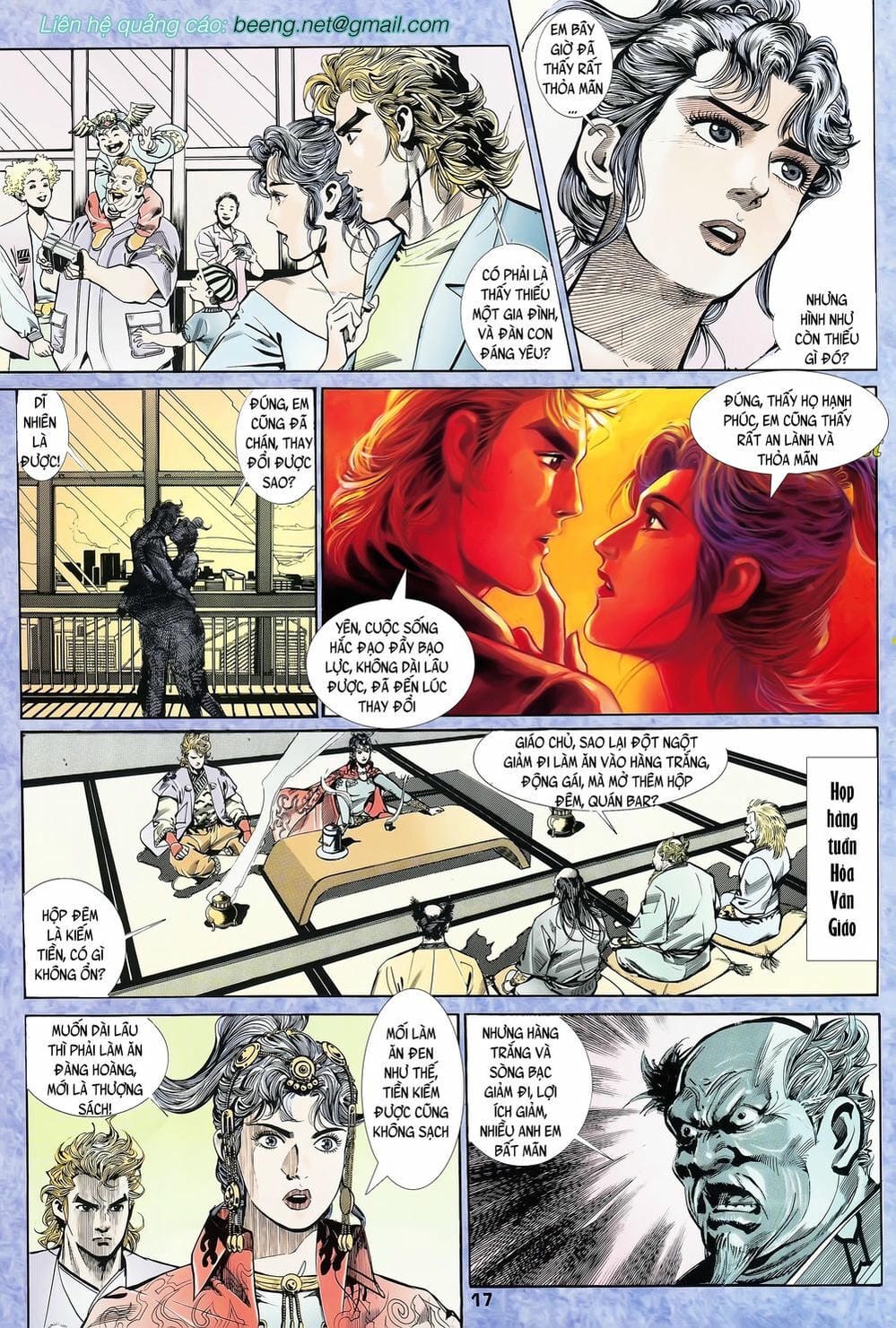 Truyện Tranh Long Hổ 5 Thế trang 8