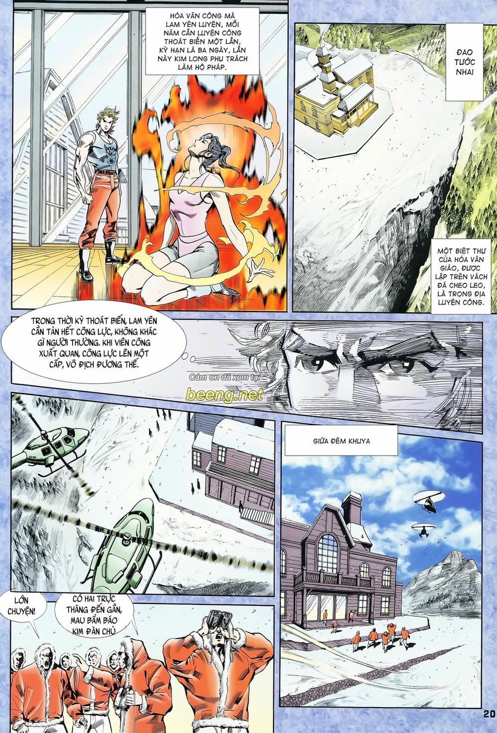 Truyện Tranh Long Hổ 5 Thế trang 8