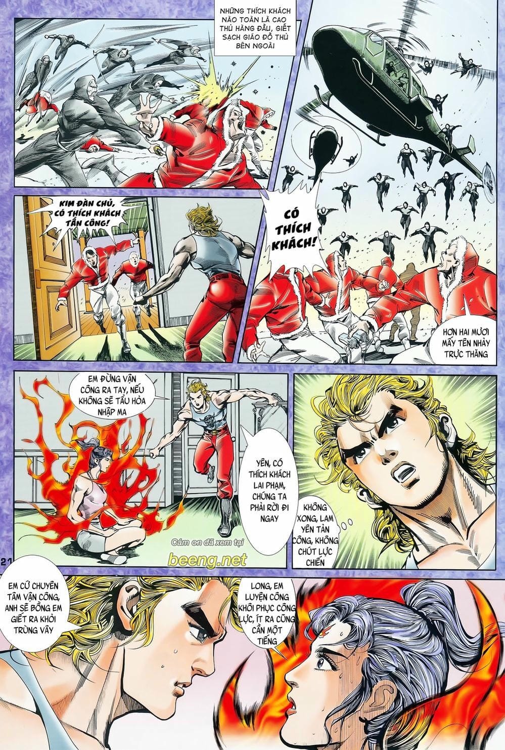 Truyện Tranh Long Hổ 5 Thế trang 8