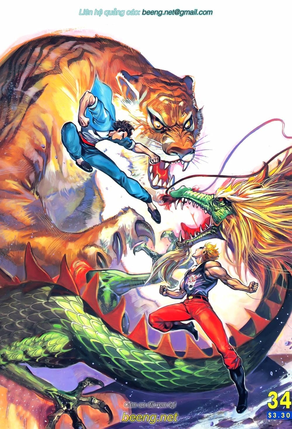 Truyện Tranh Long Hổ 5 Thế trang 8