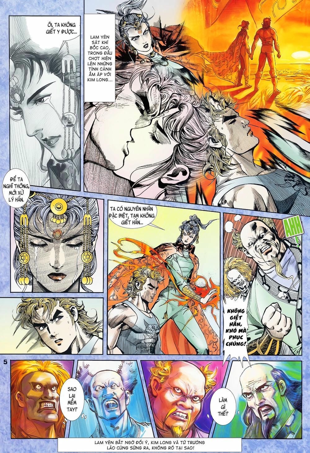 Truyện Tranh Long Hổ 5 Thế trang 8
