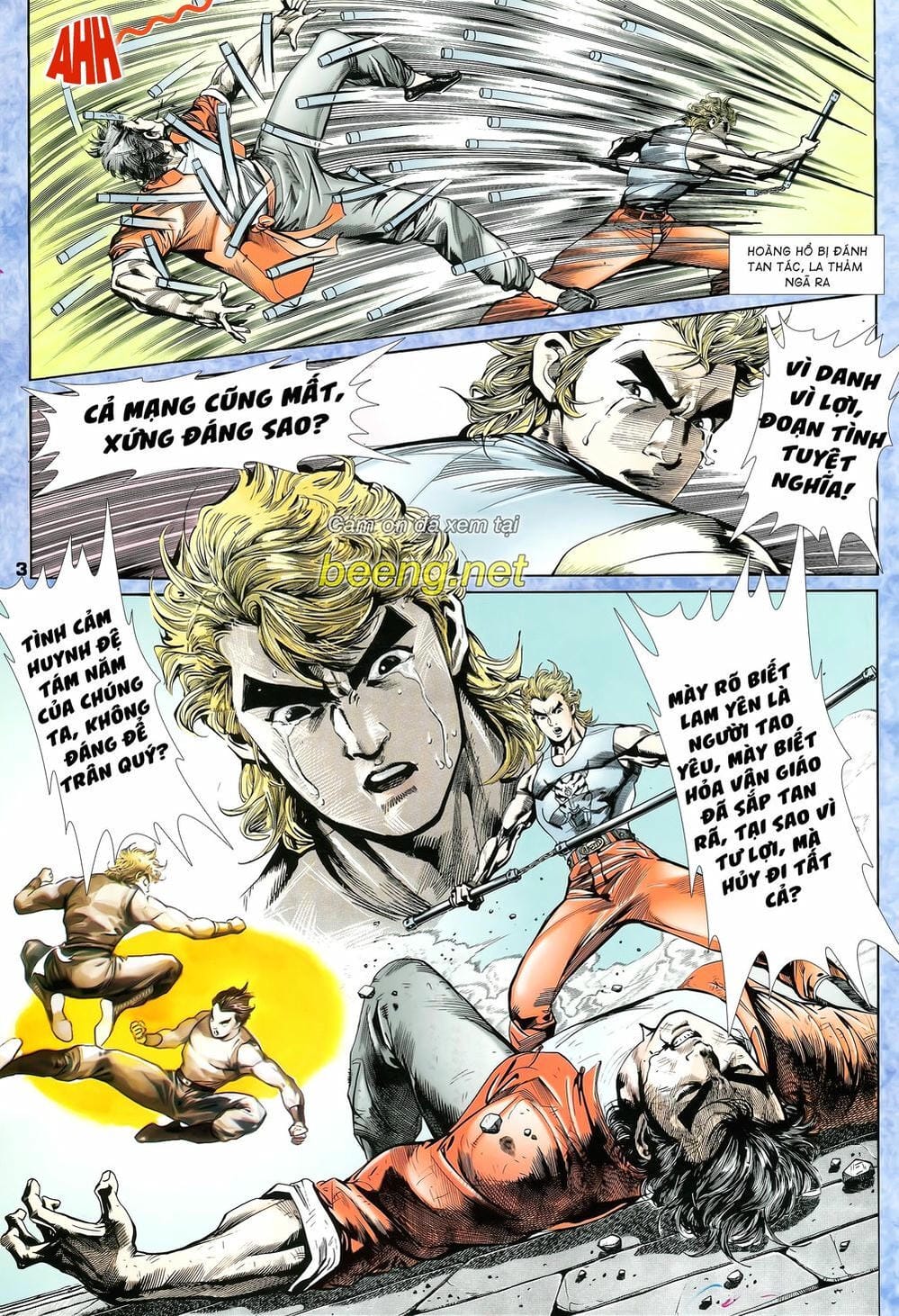 Truyện Tranh Long Hổ 5 Thế trang 8