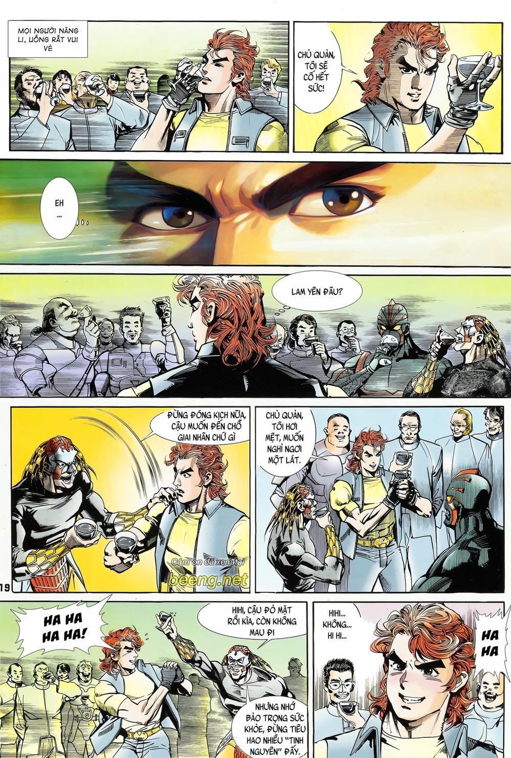 Truyện Tranh Long Hổ 5 Thế trang 8