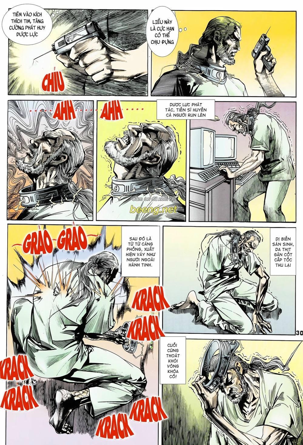 Truyện Tranh Long Hổ 5 Thế trang 8