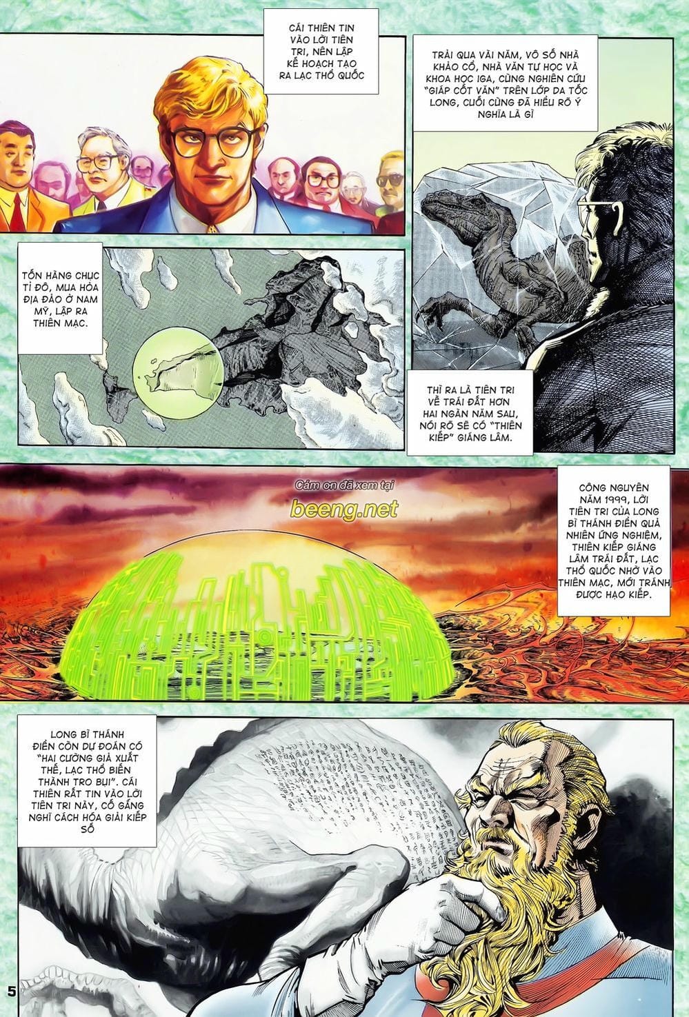 Truyện Tranh Long Hổ 5 Thế trang 8