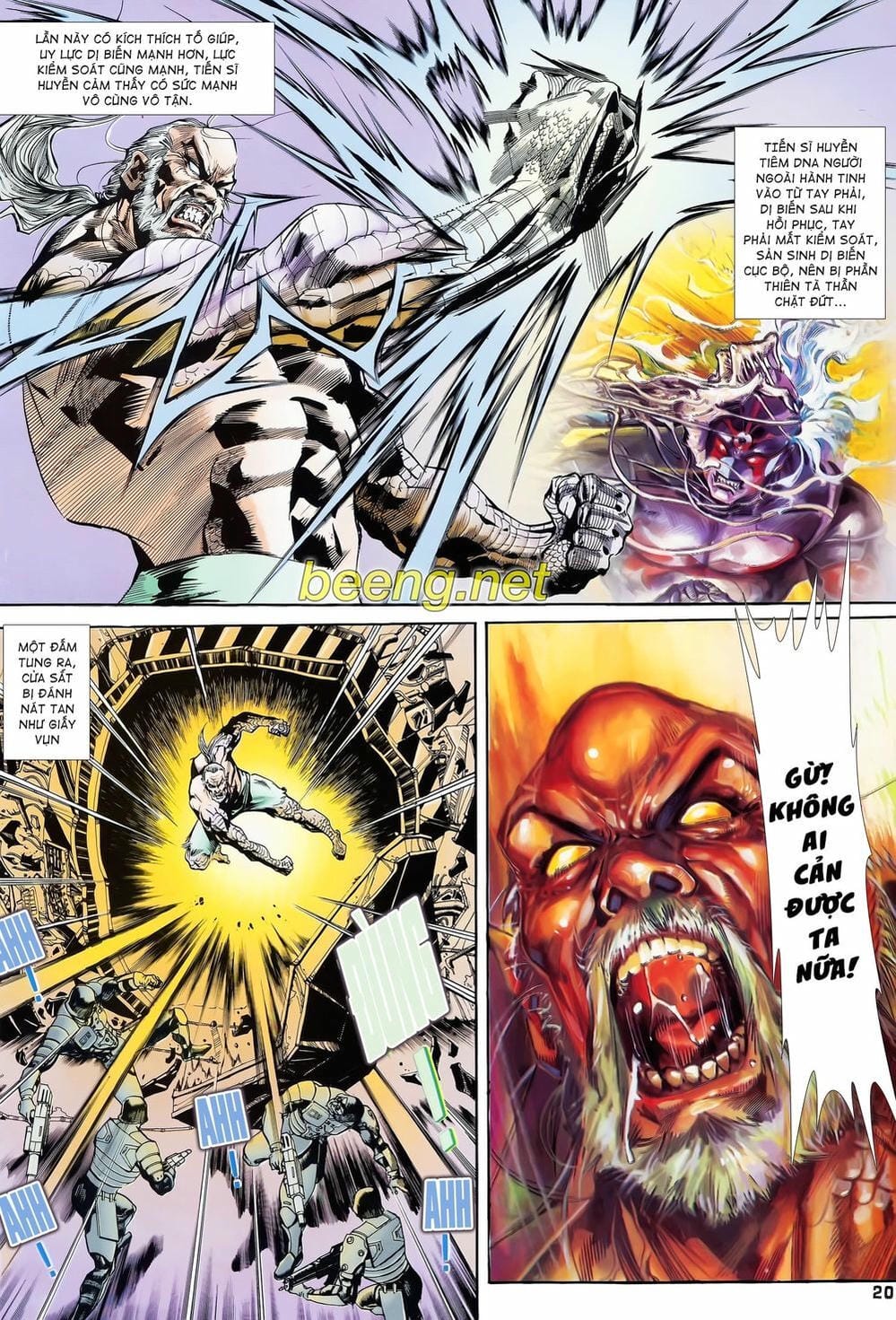 Truyện Tranh Long Hổ 5 Thế trang 8