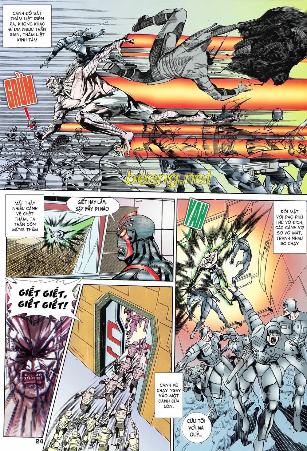 Truyện Tranh Long Hổ 5 Thế trang 8