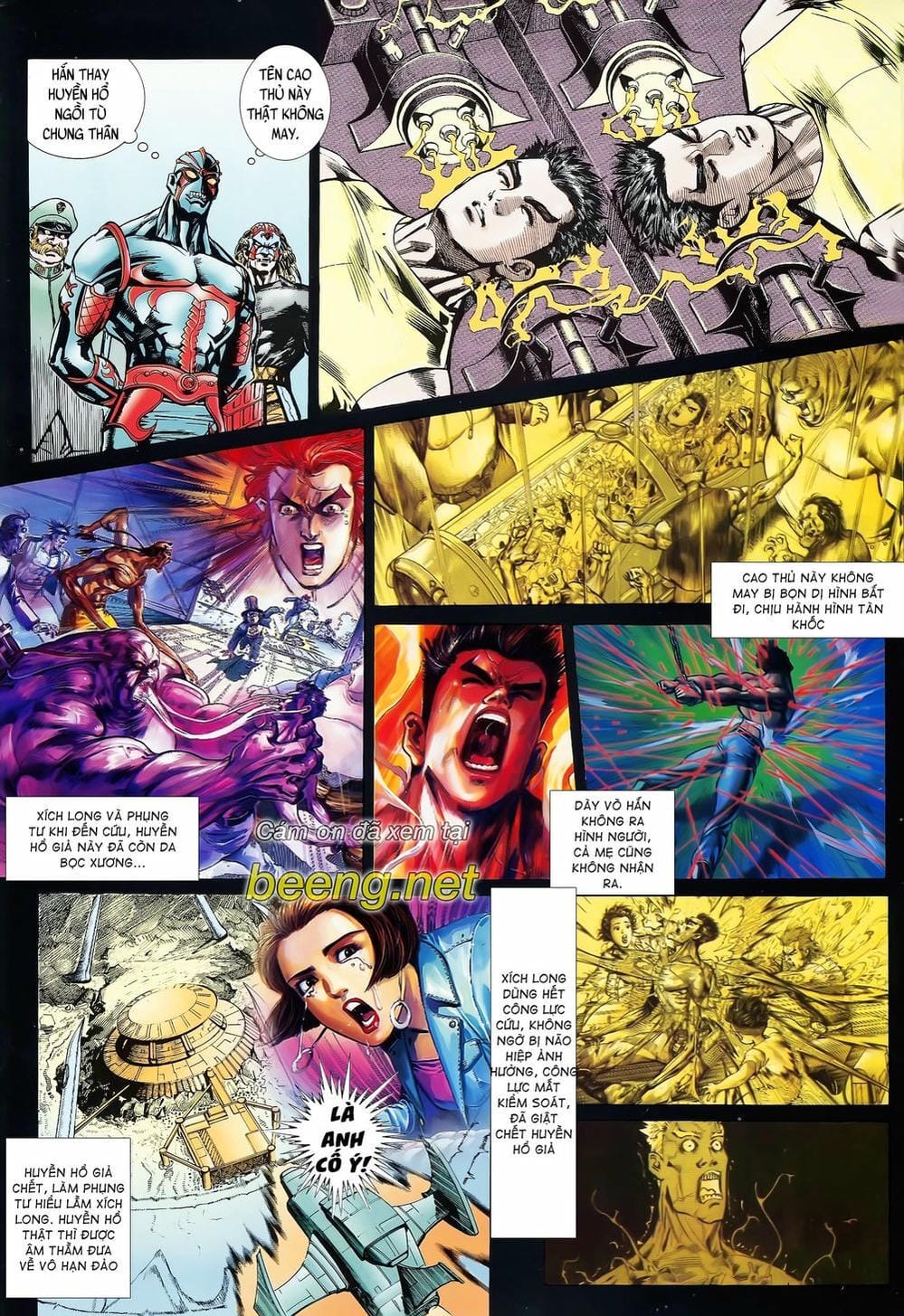 Truyện Tranh Long Hổ 5 Thế trang 8