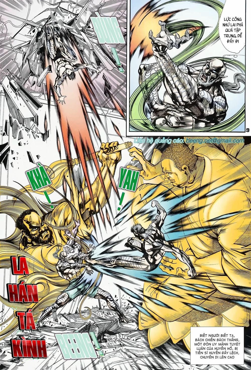 Truyện Tranh Long Hổ 5 Thế trang 8