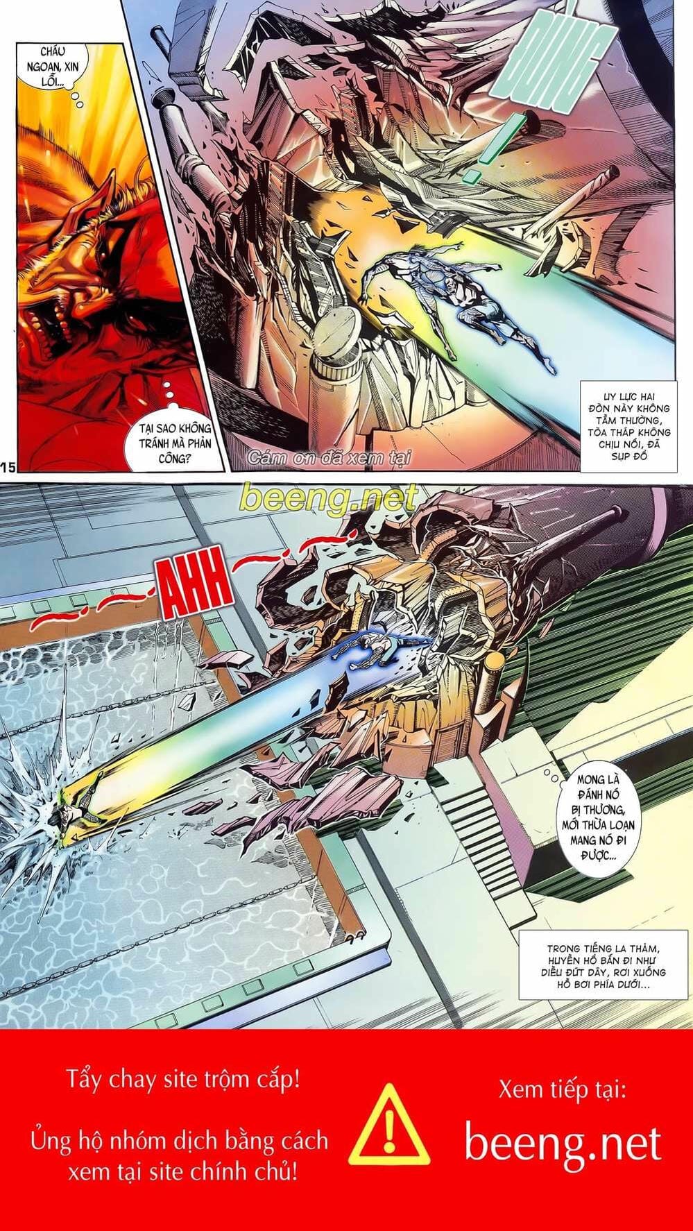 Truyện Tranh Long Hổ 5 Thế trang 8