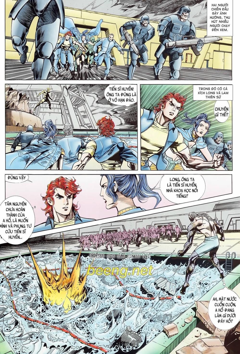 Truyện Tranh Long Hổ 5 Thế trang 8