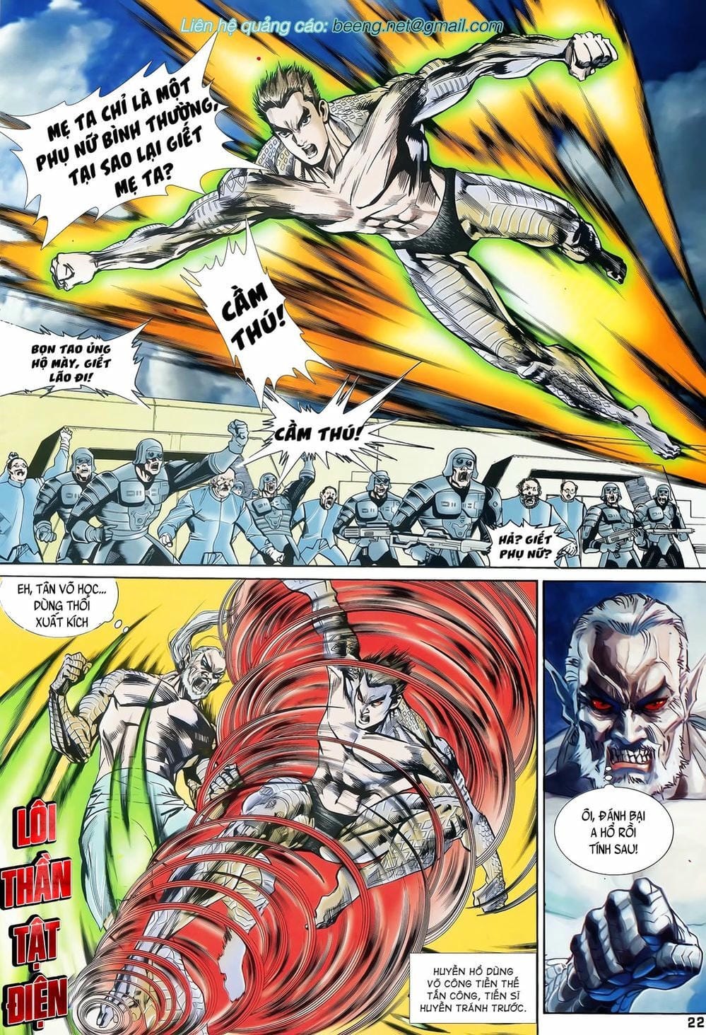 Truyện Tranh Long Hổ 5 Thế trang 8