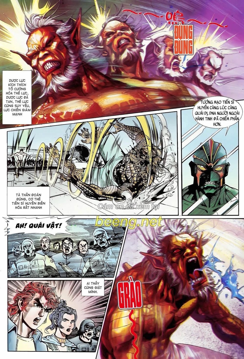 Truyện Tranh Long Hổ 5 Thế trang 8