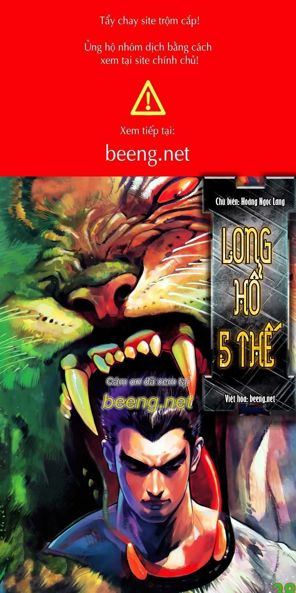 Truyện Tranh Long Hổ 5 Thế trang 8