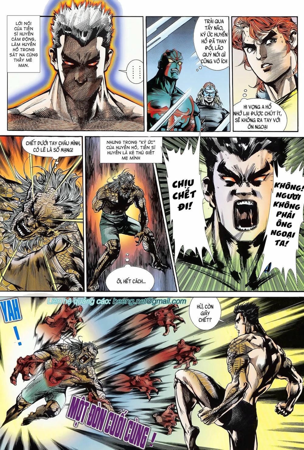 Truyện Tranh Long Hổ 5 Thế trang 8