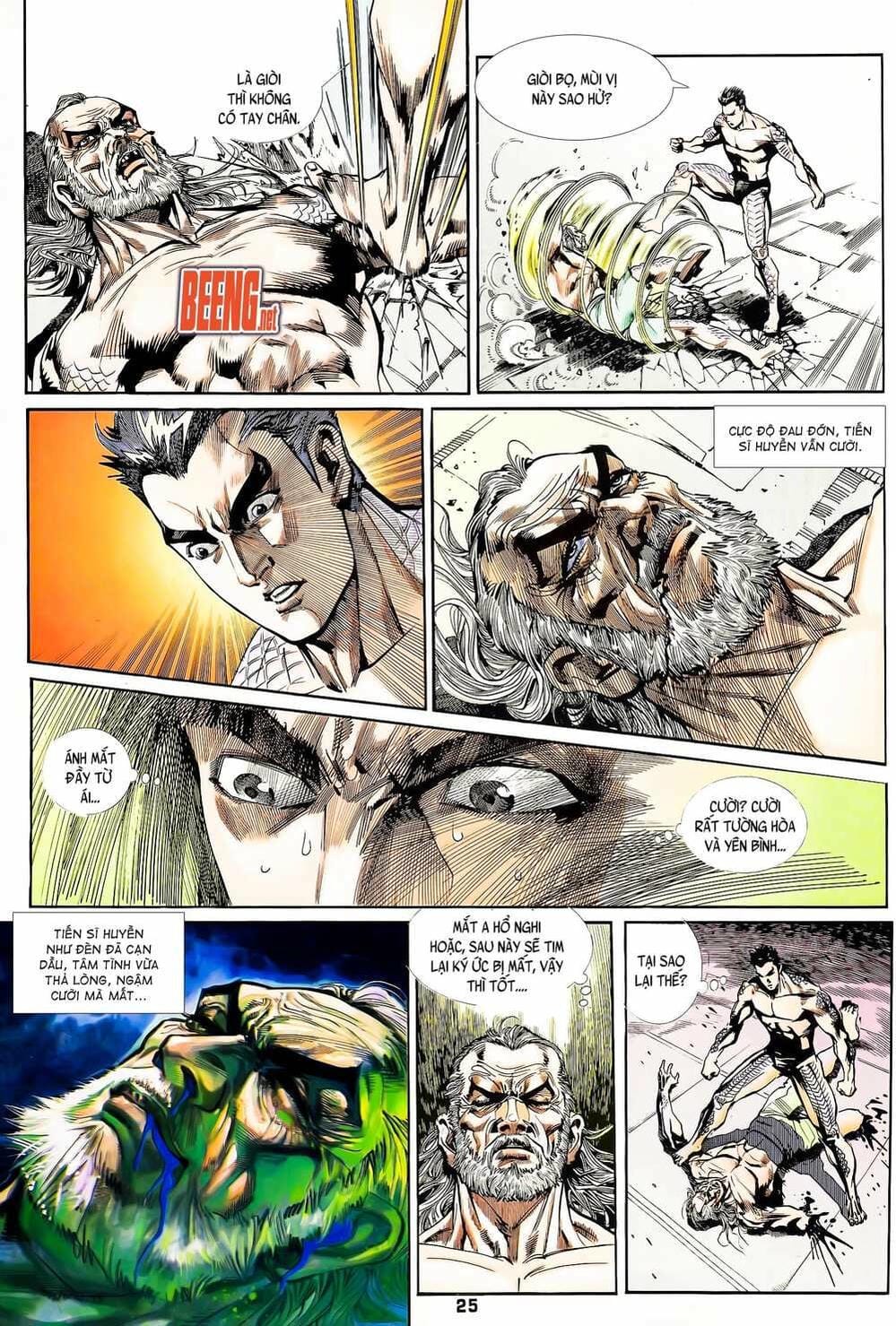 Truyện Tranh Long Hổ 5 Thế trang 8