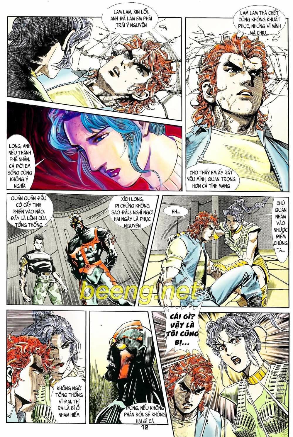Truyện Tranh Long Hổ 5 Thế trang 8