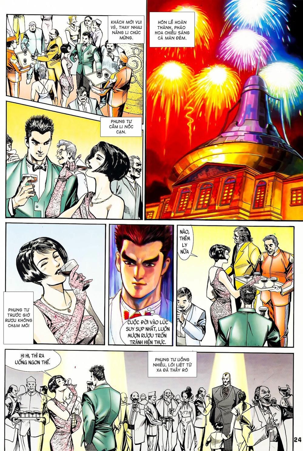 Truyện Tranh Long Hổ 5 Thế trang 8