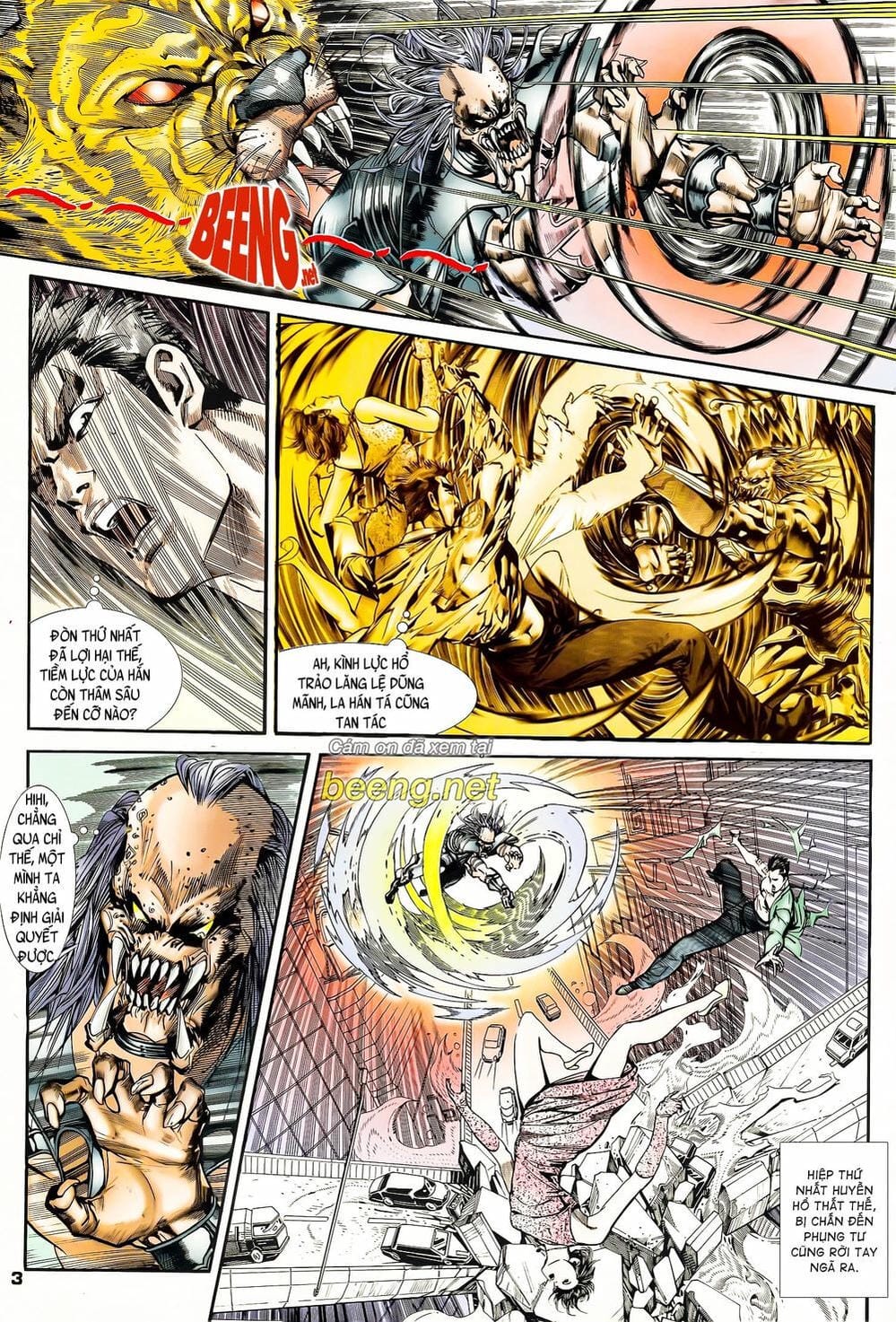 Truyện Tranh Long Hổ 5 Thế trang 8