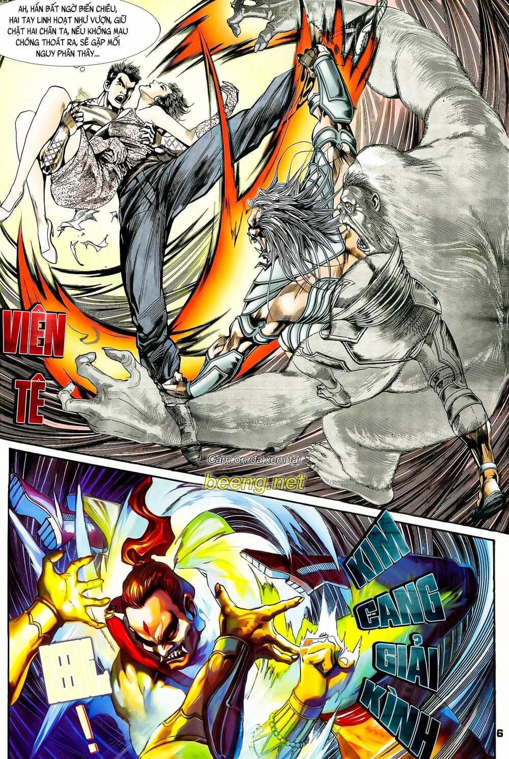 Truyện Tranh Long Hổ 5 Thế trang 8