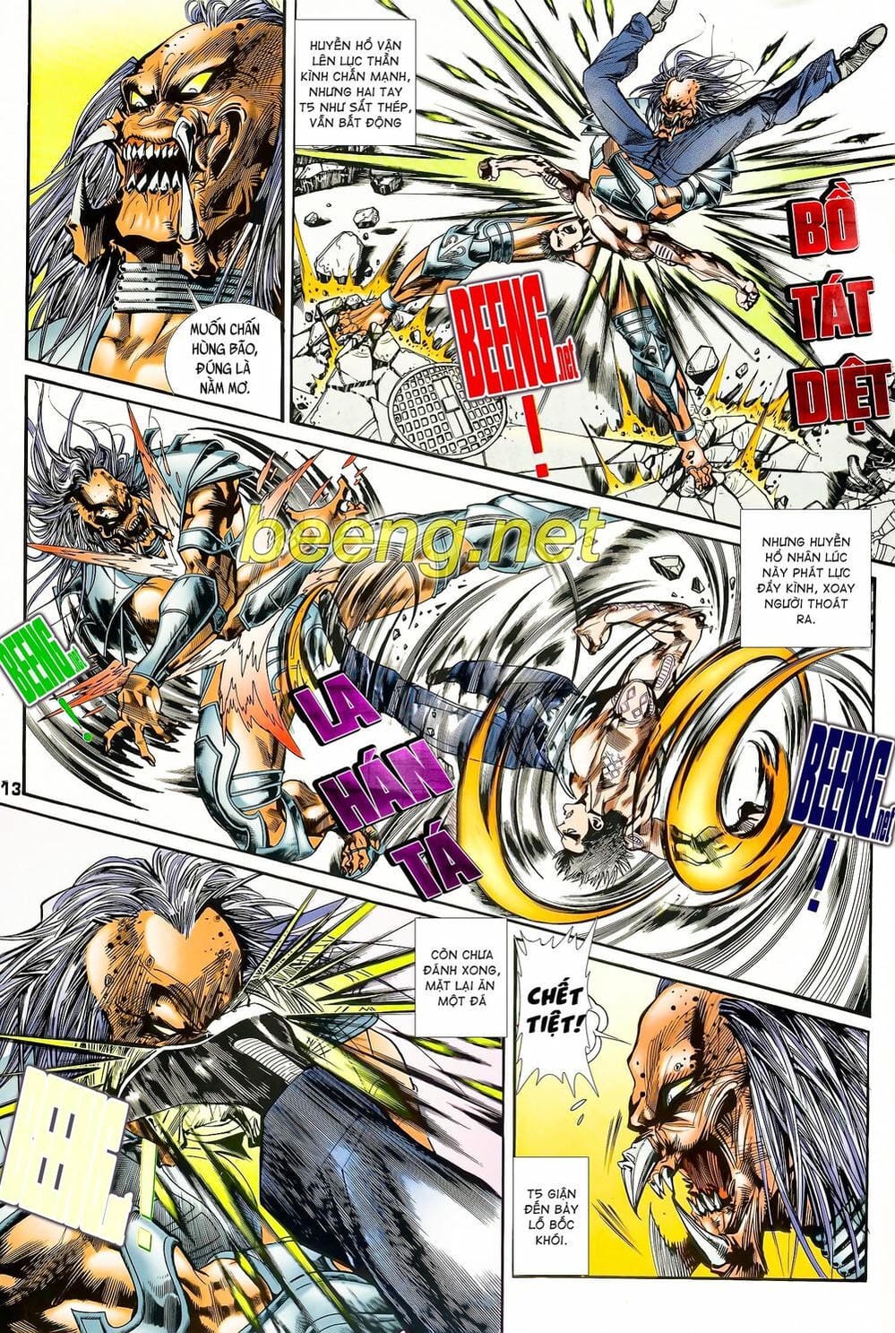 Truyện Tranh Long Hổ 5 Thế trang 8