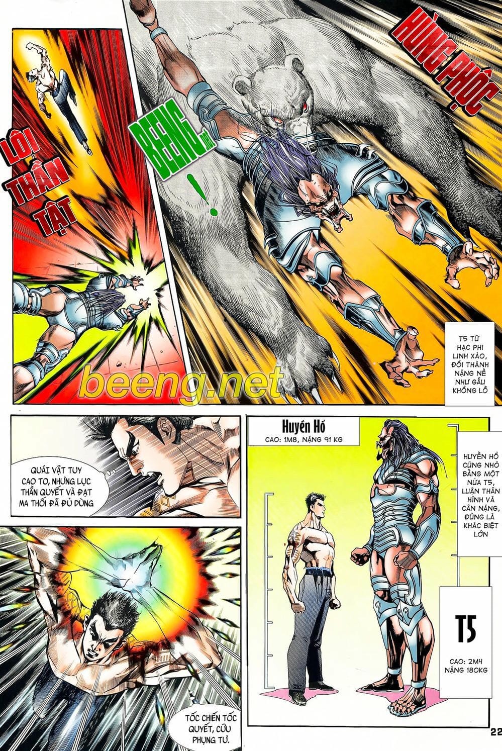 Truyện Tranh Long Hổ 5 Thế trang 8