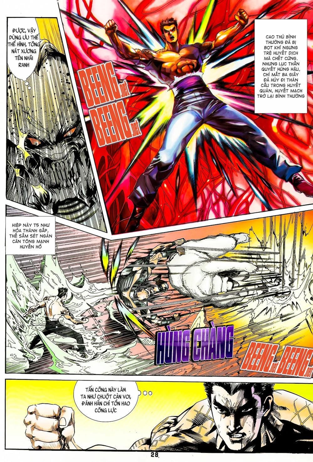 Truyện Tranh Long Hổ 5 Thế trang 8