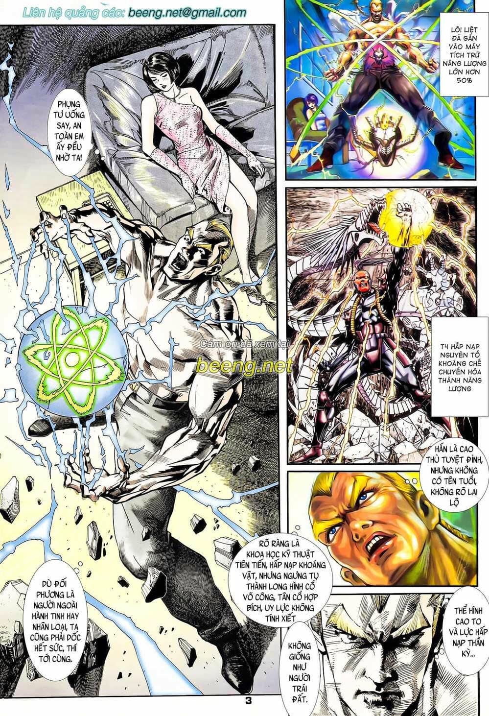 Truyện Tranh Long Hổ 5 Thế trang 8