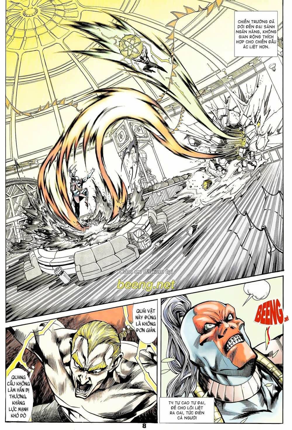 Truyện Tranh Long Hổ 5 Thế trang 8