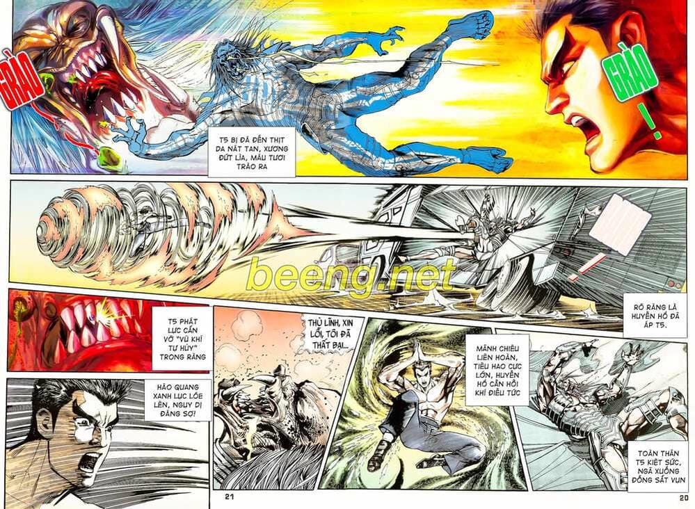 Truyện Tranh Long Hổ 5 Thế trang 8