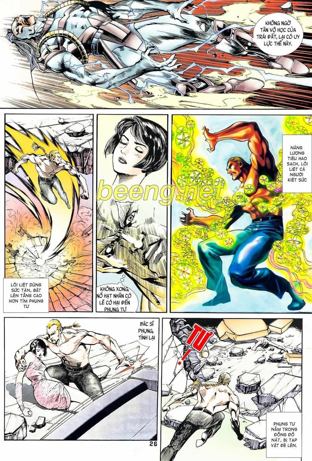 Truyện Tranh Long Hổ 5 Thế trang 8