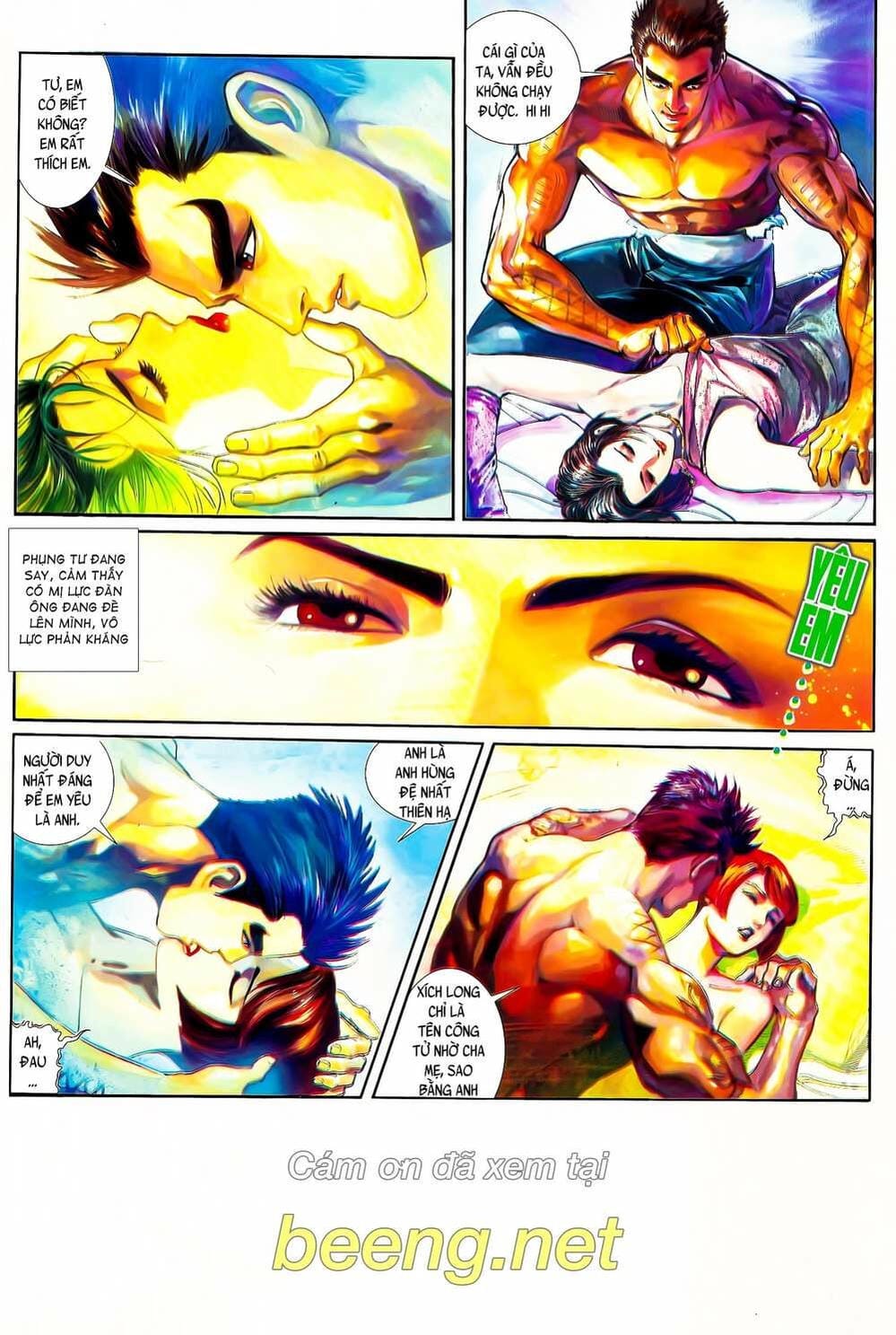 Truyện Tranh Long Hổ 5 Thế trang 8