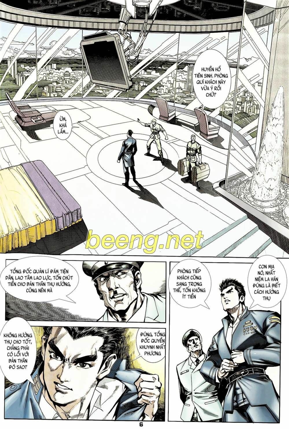 Truyện Tranh Long Hổ 5 Thế trang 8