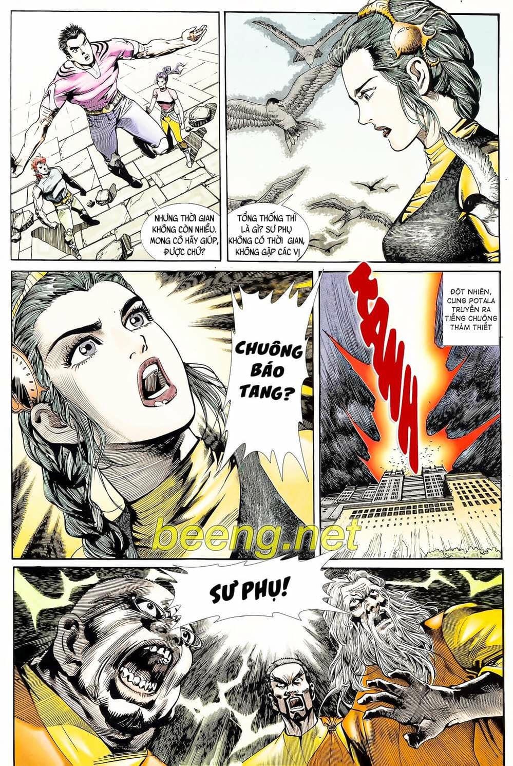 Truyện Tranh Long Hổ 5 Thế trang 8