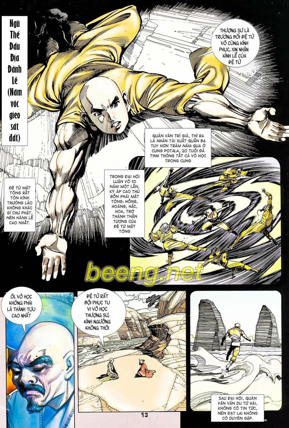 Truyện Tranh Long Hổ 5 Thế trang 8