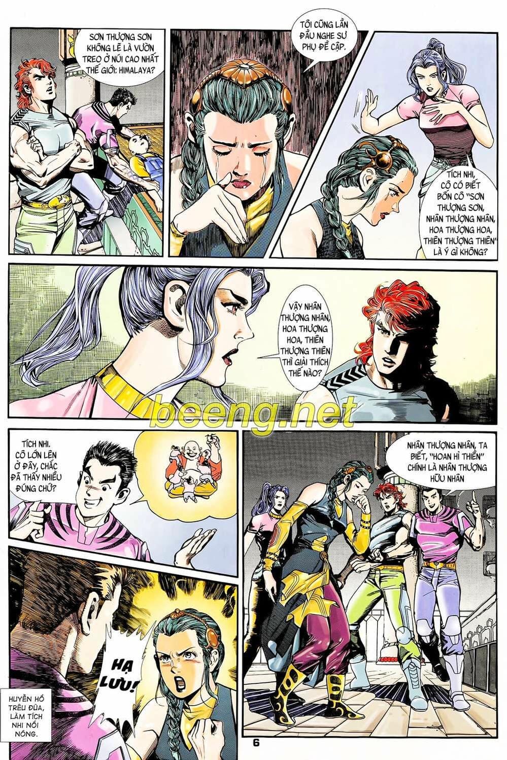 Truyện Tranh Long Hổ 5 Thế trang 8