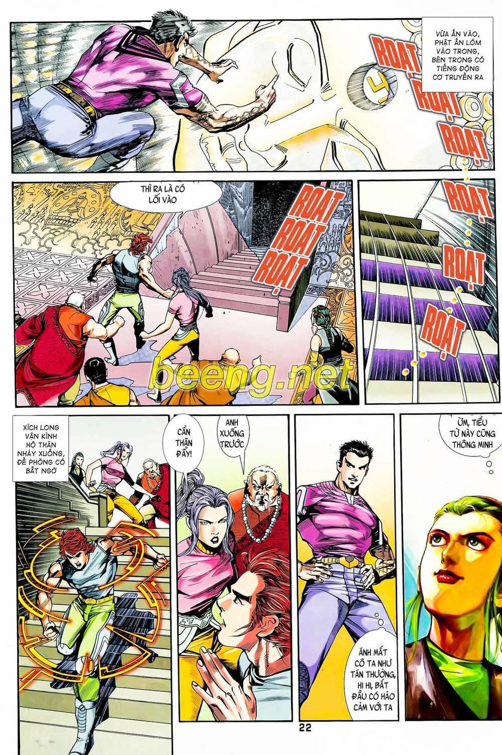 Truyện Tranh Long Hổ 5 Thế trang 8