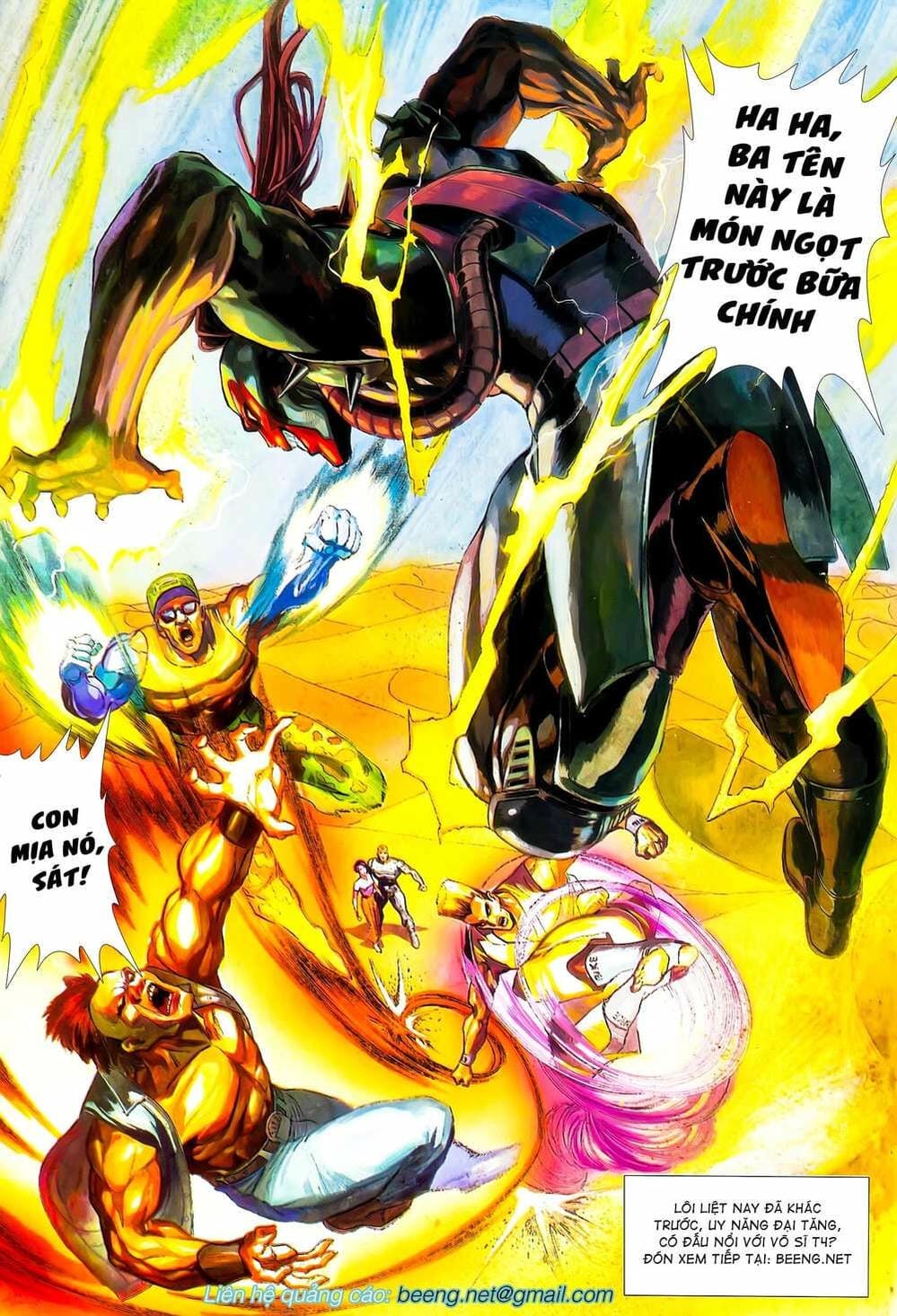 Truyện Tranh Long Hổ 5 Thế trang 8