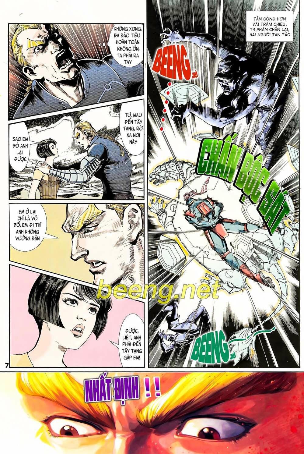 Truyện Tranh Long Hổ 5 Thế trang 8