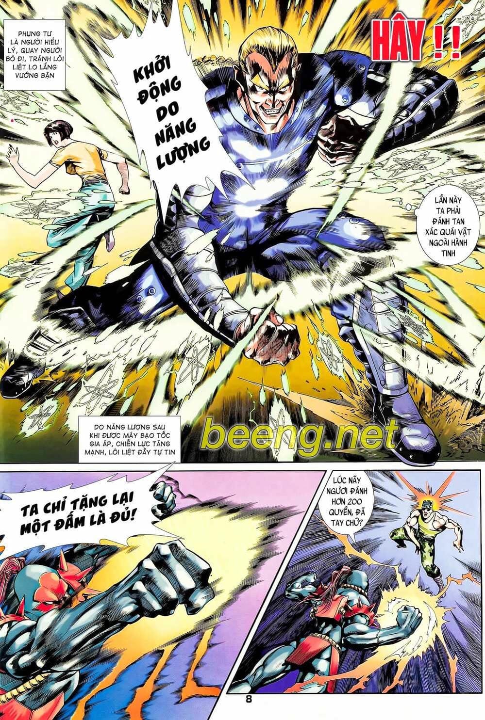 Truyện Tranh Long Hổ 5 Thế trang 8