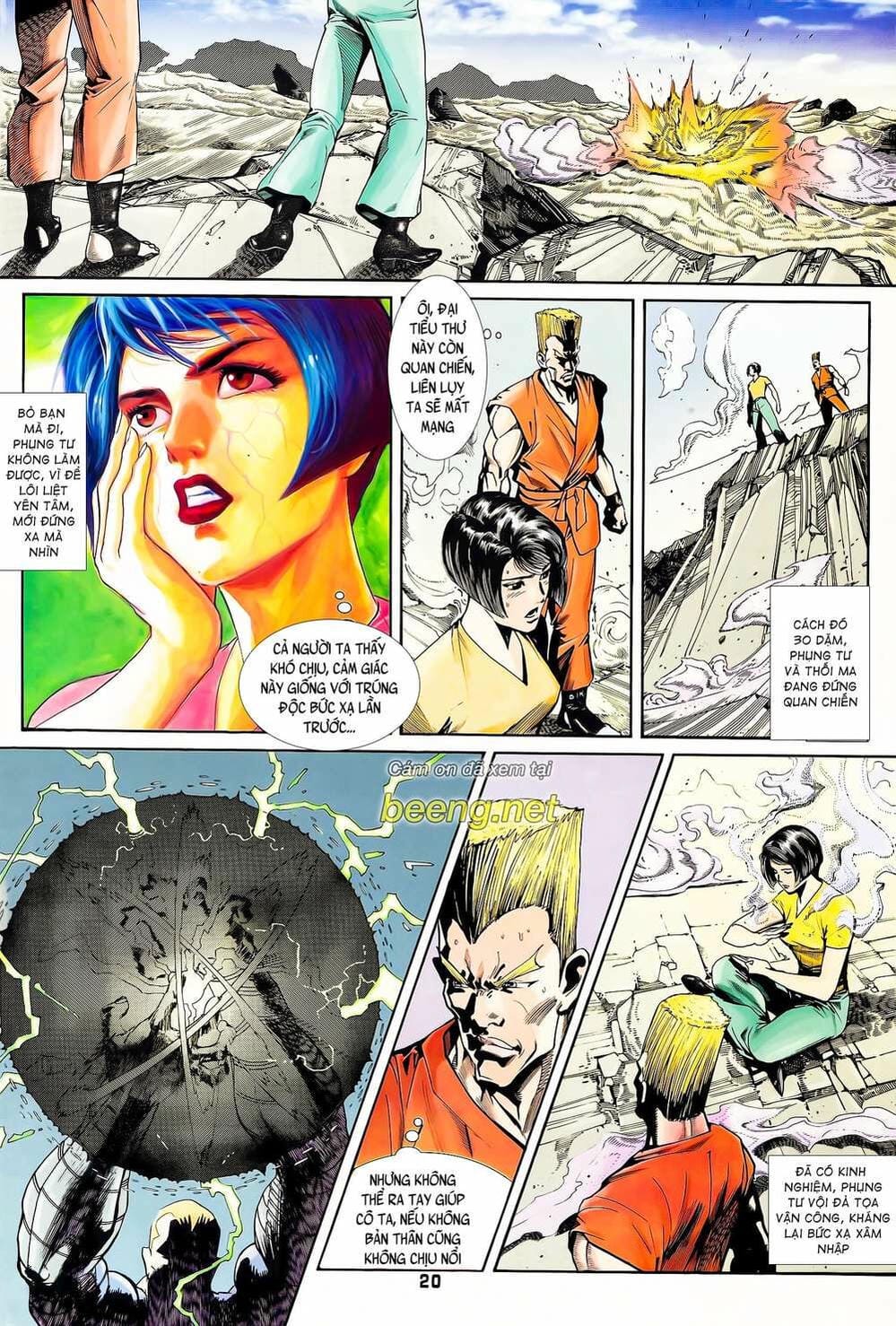 Truyện Tranh Long Hổ 5 Thế trang 8