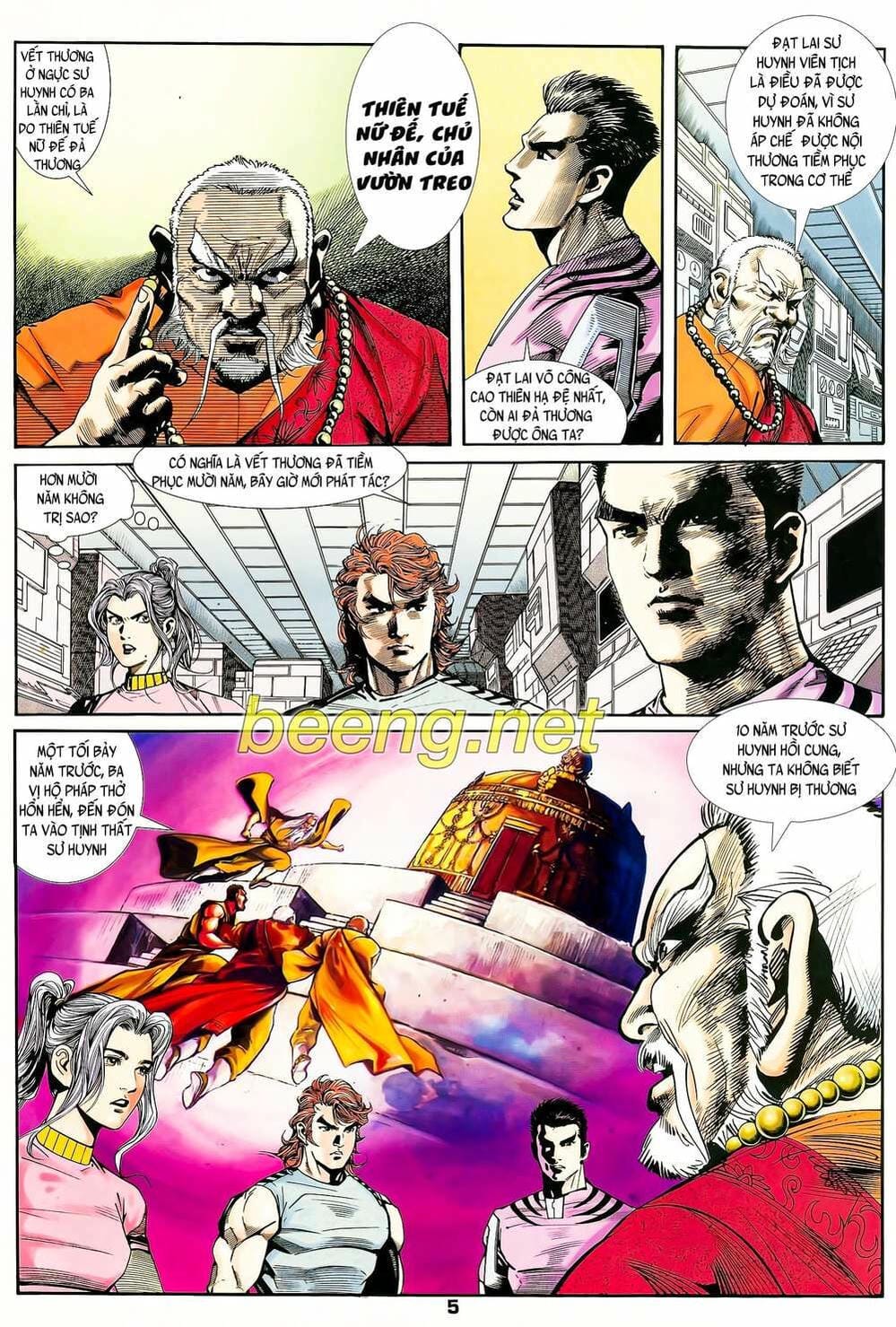 Truyện Tranh Long Hổ 5 Thế trang 8