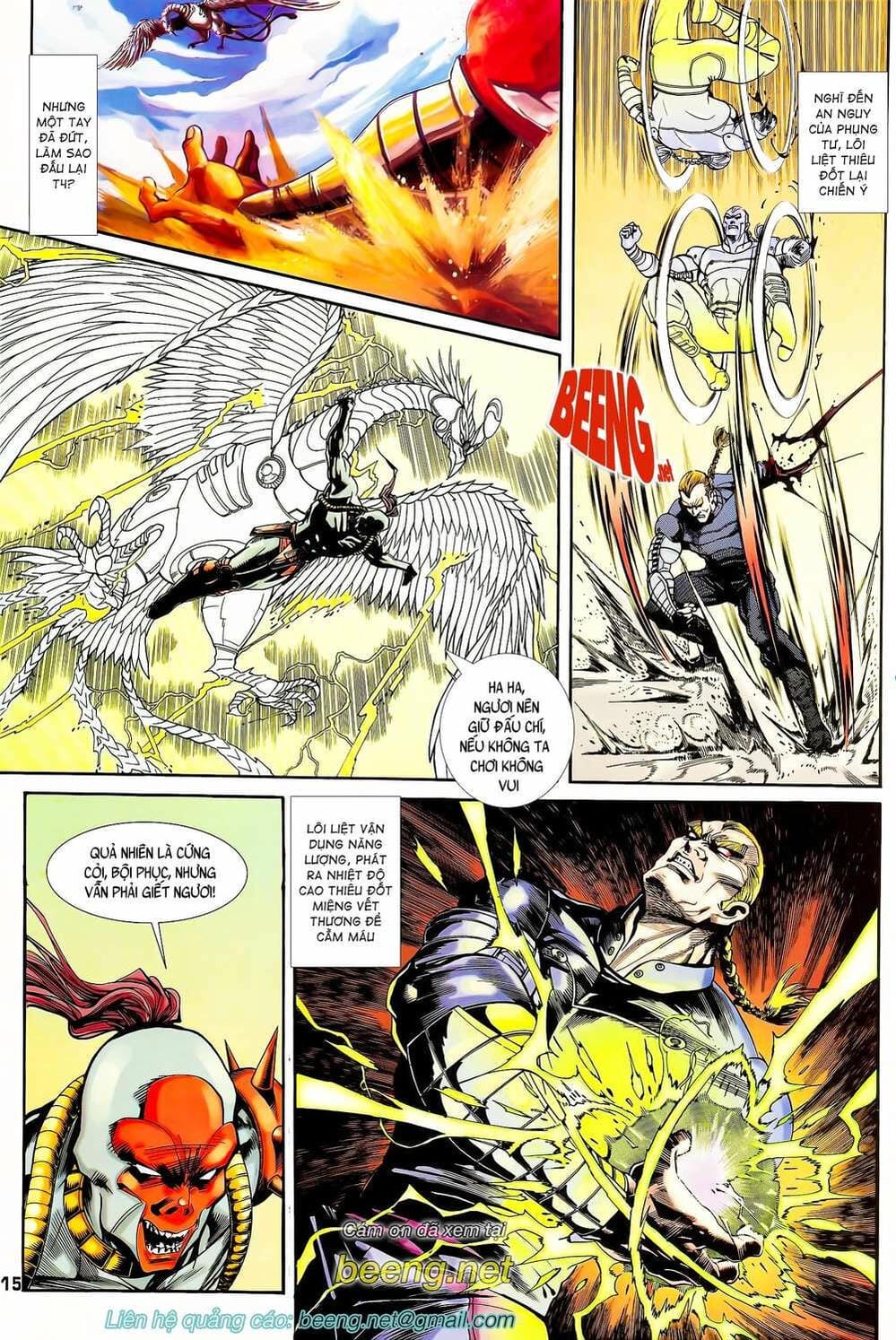 Truyện Tranh Long Hổ 5 Thế trang 8