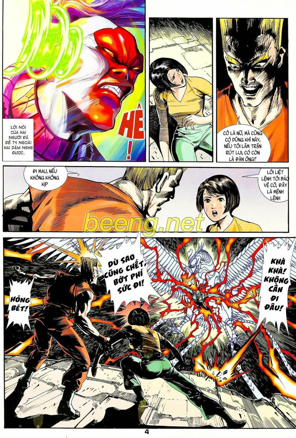 Truyện Tranh Long Hổ 5 Thế trang 8