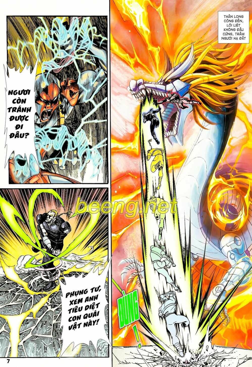 Truyện Tranh Long Hổ 5 Thế trang 8
